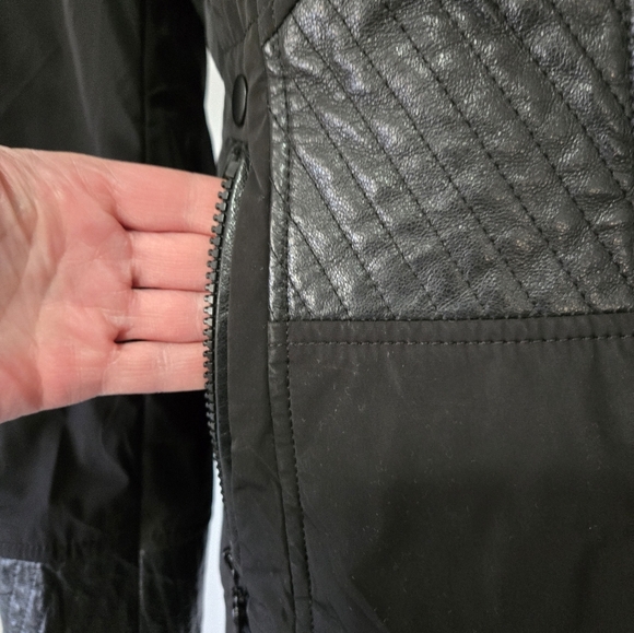 DANIER leather and polyester black jacket. Size XXS (seems a bit bigger) - Picture 4 of 15